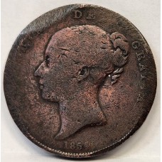 GREAT BRITAIN UK 1854/3 . PENNY . VARIETY . OVERDATE 